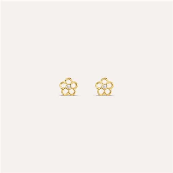 Pendientes Stroili Oro Niño in Oro amarillo Diamante 0.018 Ct 1436844 - 1436844
